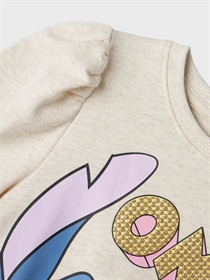 NAME IT Stitch Sweatshirt Fossa Peyote Melange